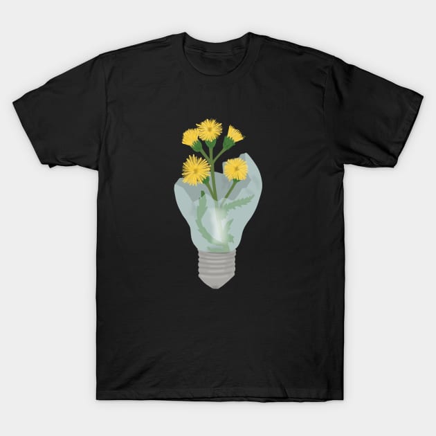 Broken dandelion bulb T-Shirt by Becky-Marie